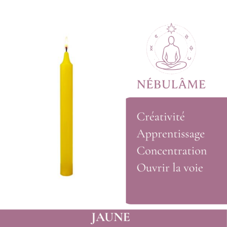 Bougie Jaune